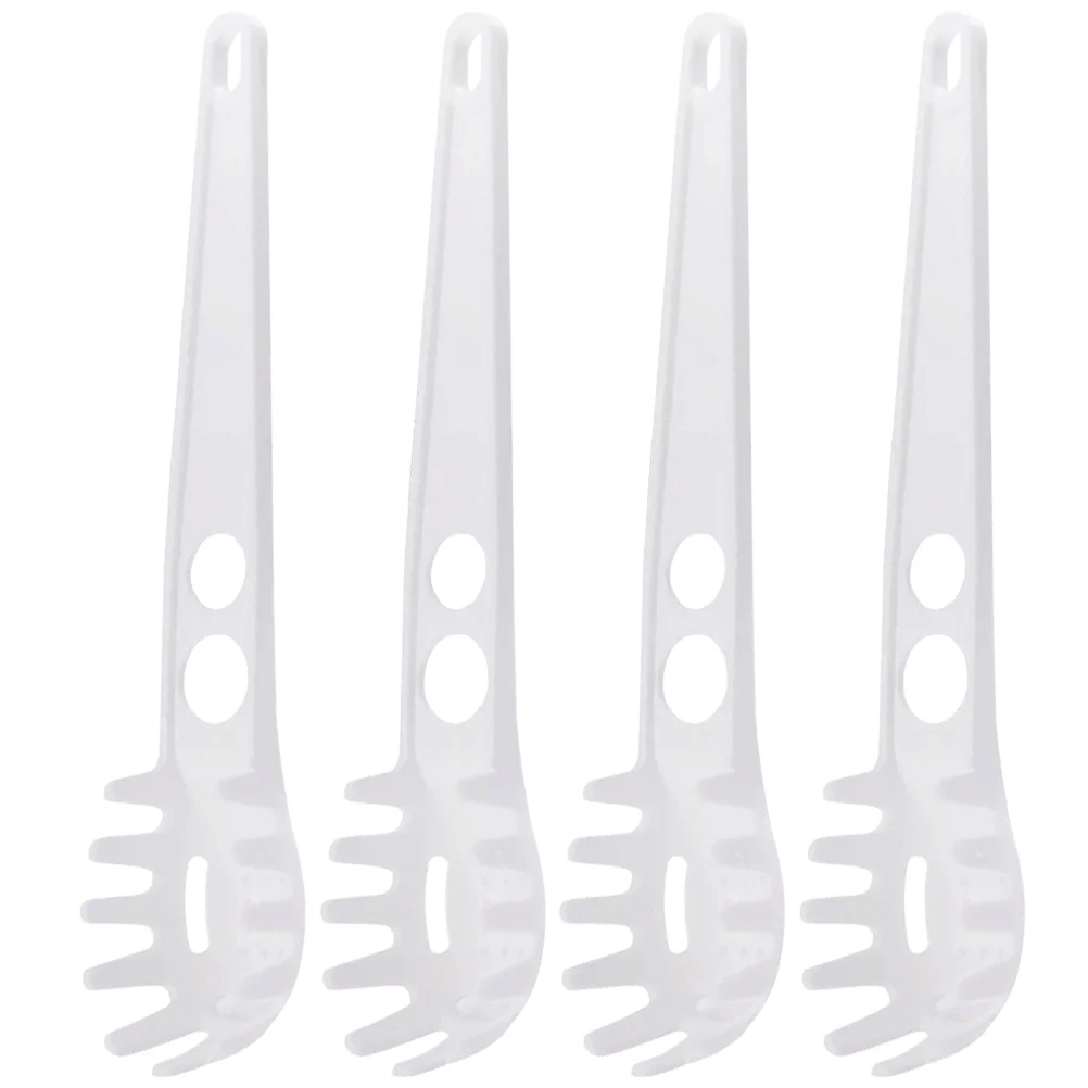 

4pcs Portable Spaghetti Servers Kitchen Pasta Spoon Multi-functional Egg Spoon