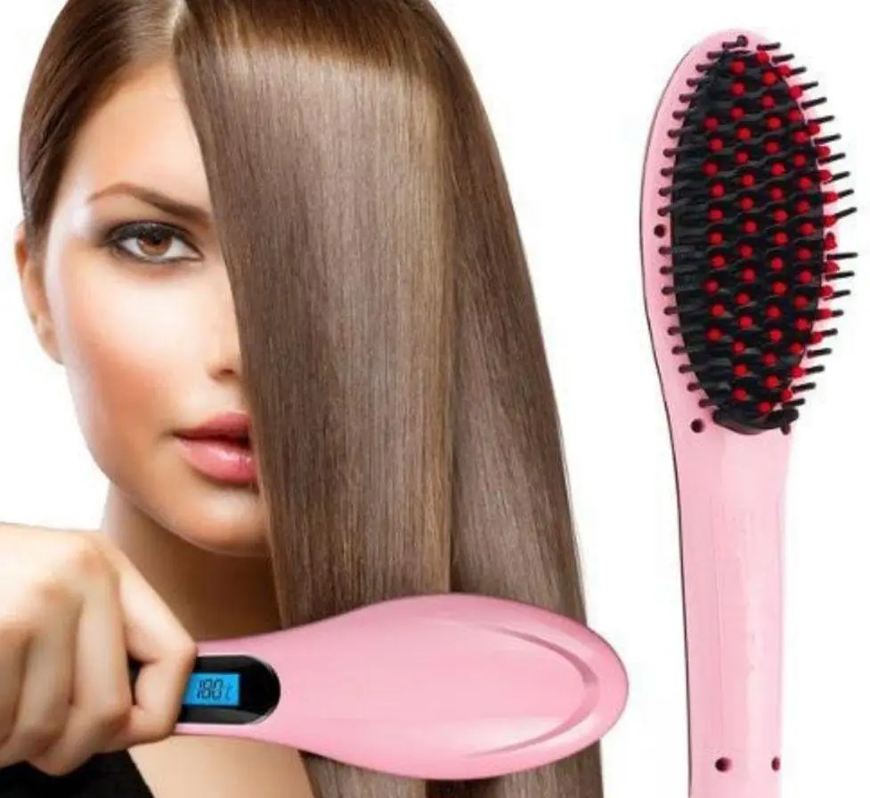 

Escova Alisadora Eletrica Chapinha 230C, Bivolt, Rosa