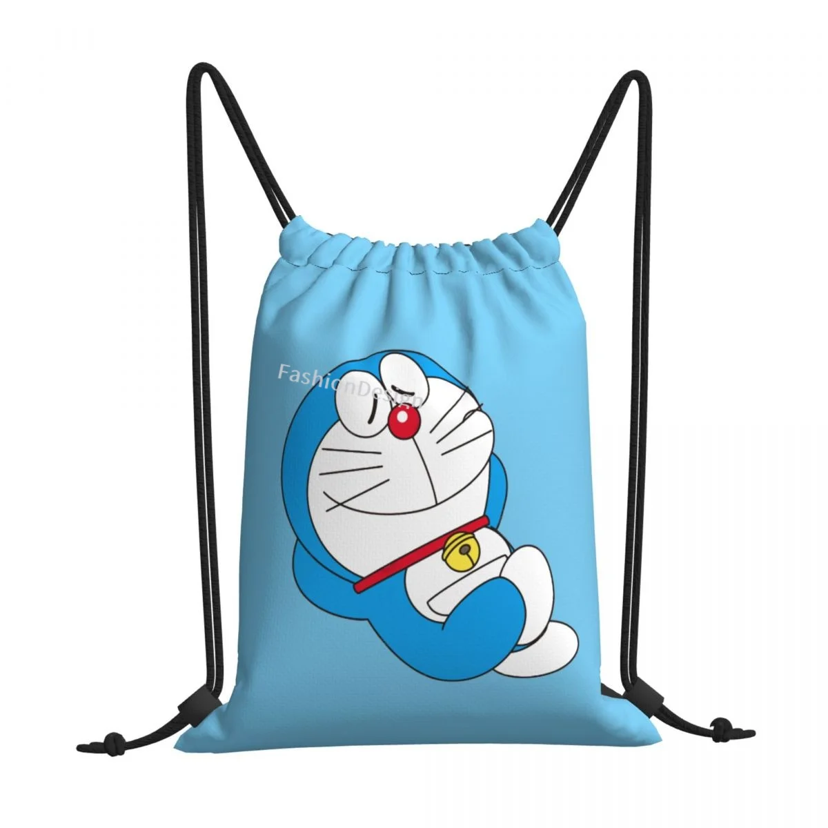 

Мягкие милые сумки на шнурке Doraemon серии манга, походные сумки для хранения обуви и одежды, многофункциональный портативный рюкзак для подро...