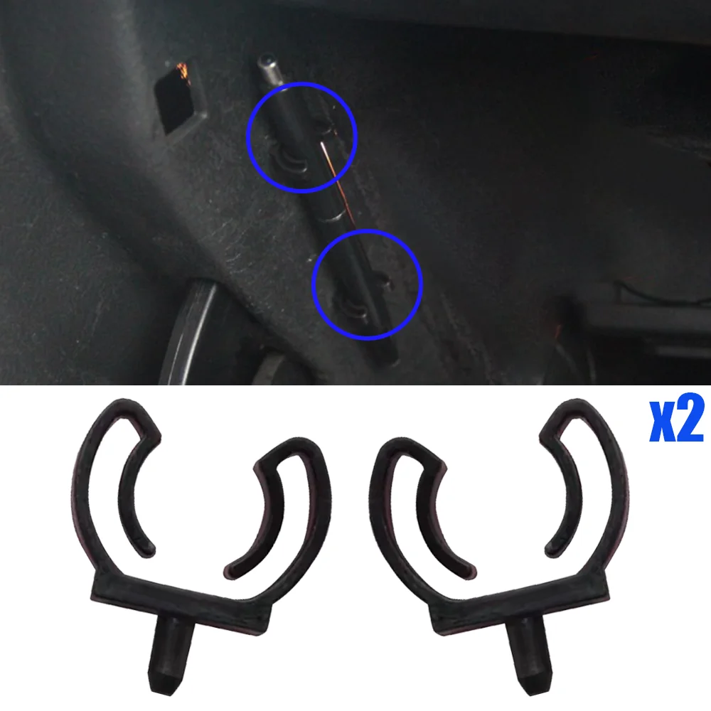 

2x для Hyundai Creta 1 г 2 г 2016 2017 2018 2019 - 2024 автомобильный перчатки Коробка органайзер Блокировка карандаш Лоток Зажимы фиксированная заклепка новый черный