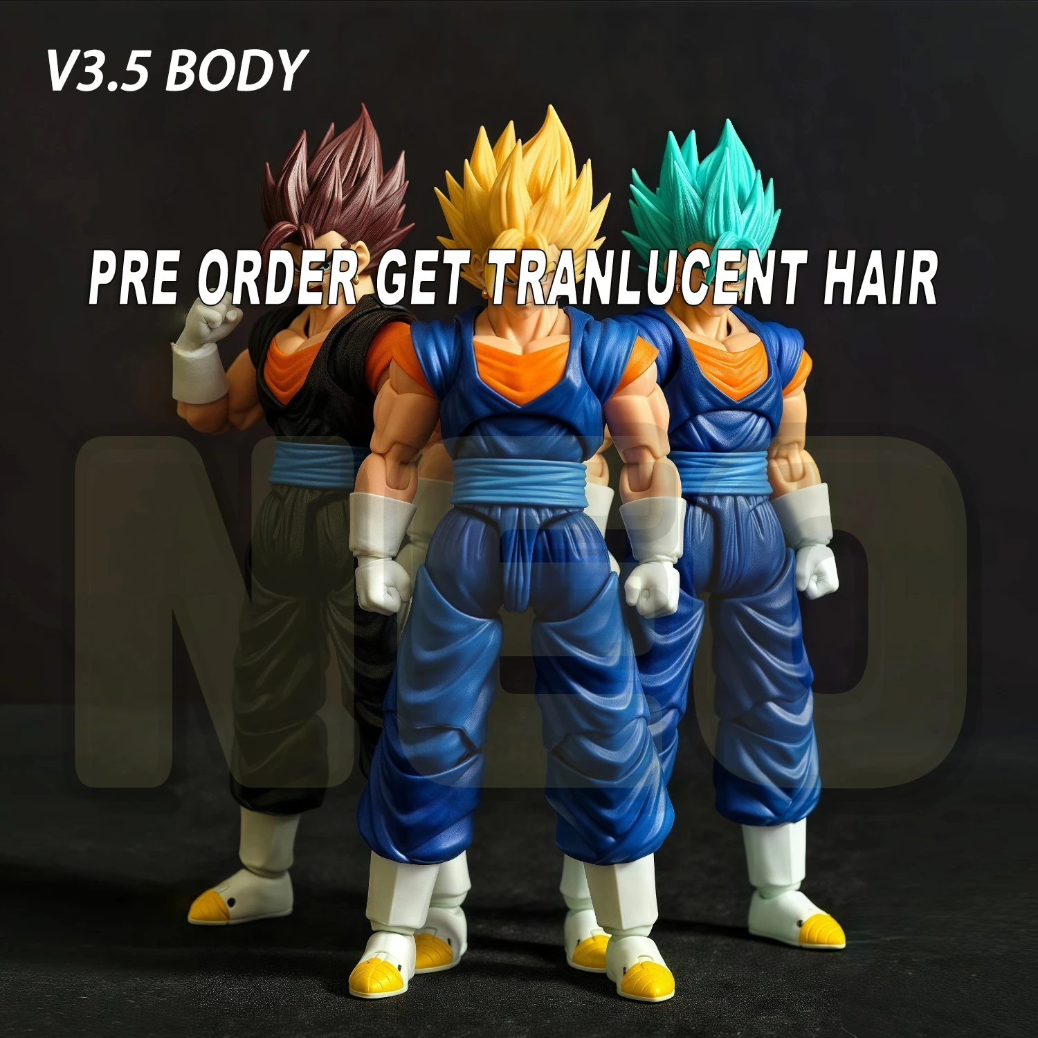 V3.5 Neokong Vegetto Фигурка Da001e Da001f Da001g Body 1/12 Super Saiyan Vegeto Ssj2 Аниме Индивидуальные подарки