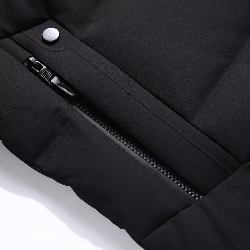 2022New Winter New Men's 90 White Duck Down Long Down Jacket Fashion Casual Thick Warm Hooded Coat Male Brand Clothes