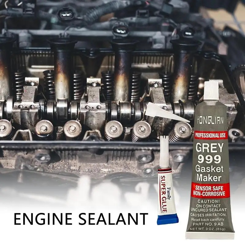 

Gasket Sealant Paste Glue 85g Grey High Temp Engine Gasket Maker Supplies Car Engine Repair Glue For Auto Engines