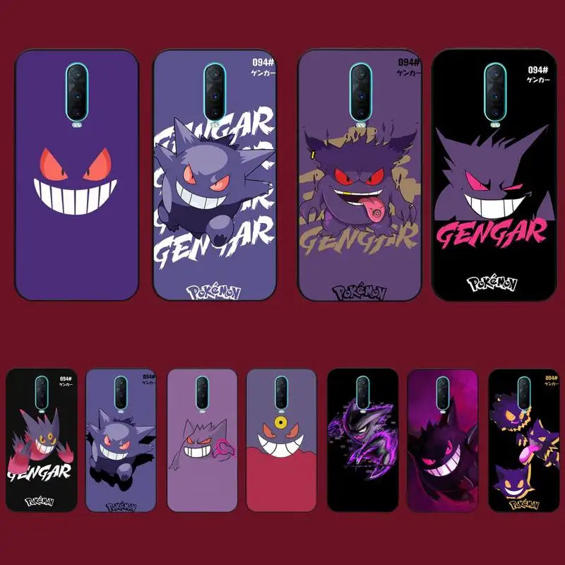 

BANDAI Gengar Phone Case for Vivo Y91C Y11 17 19 17 67 81 Oppo A9 2020 Realme c3
