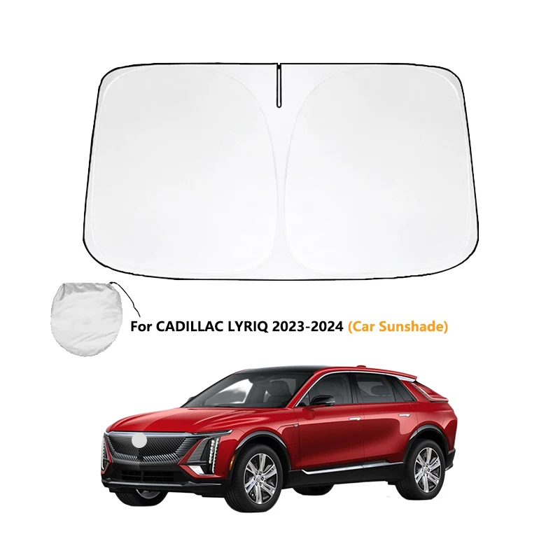Для CADILLAC LYRIQ 2023-2024 автомобильный солнцезащитный козырек от солнца спереди и