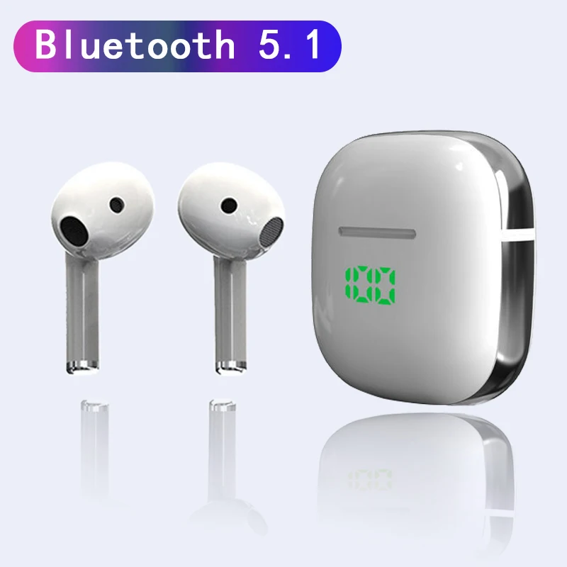 

Wireless Headphone 9D Bluetooth 5.1 Earphones Led DisplayStereo Sports Waterproof Earbuds Headsets with Microphone Charging Box