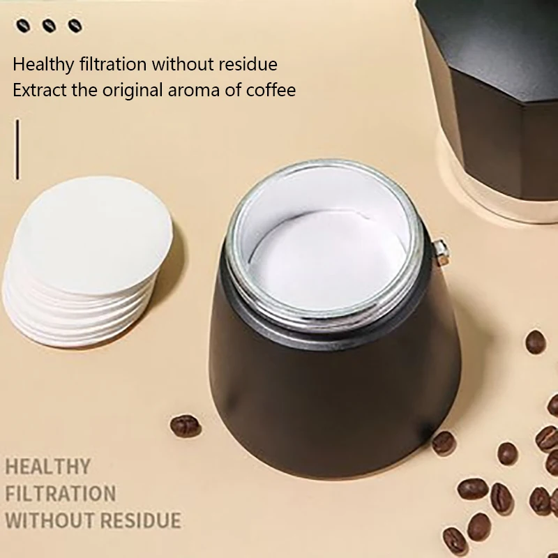 100 Упаковок Круглой Бумаги-фильтра Для Кофе Капельницы Espresso V60 Размеры 56 Мм 60