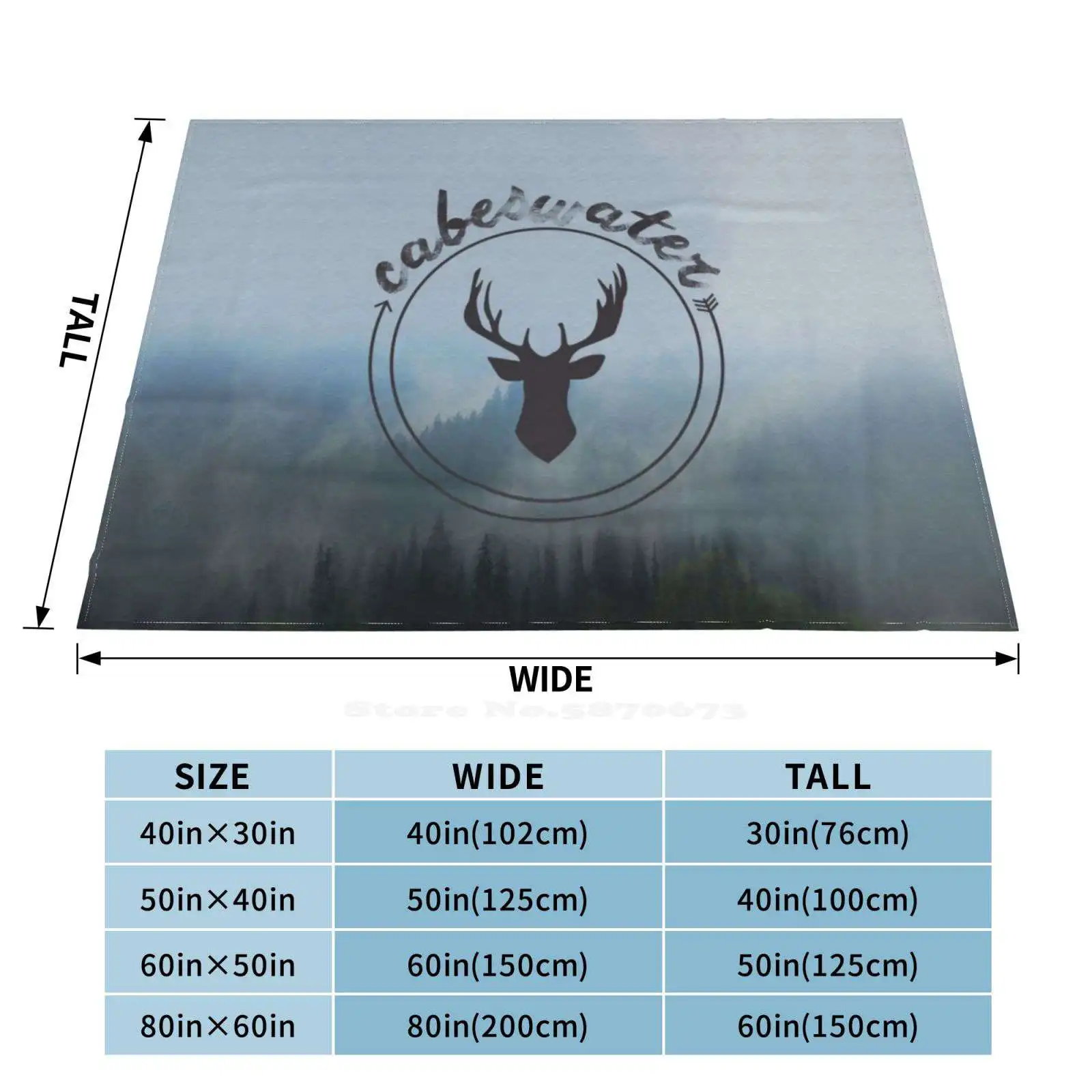 Логотип The Raven Cycle-Cabeswater (Lods) Модное мягкое теплое одеяло Графический дизайн