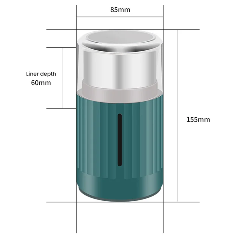 Электрическая кофемолка профессиональная портативная Бытовая мельница для соли