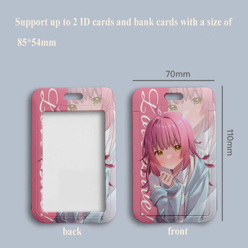 2023 110*70mm Japanese Anime LOVE LIVE Lanyard ID Card Badge Holder with Keychain Keyring Gift No.1-No.27