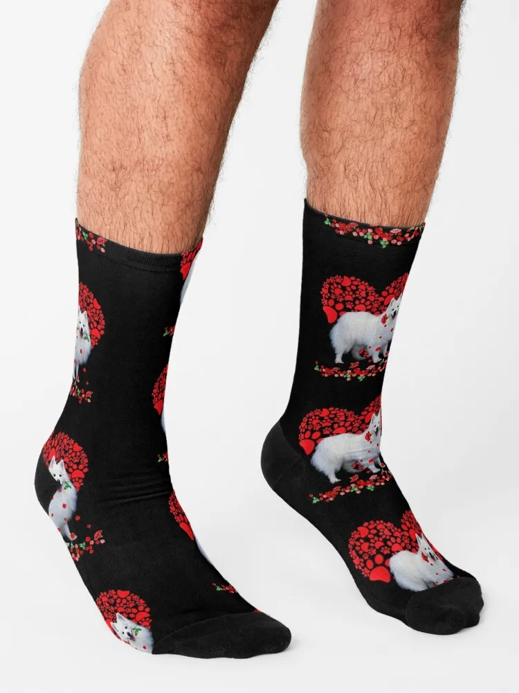 Американские носки Eskimo для влюбленных новогодние футбольные мужчин и женщин