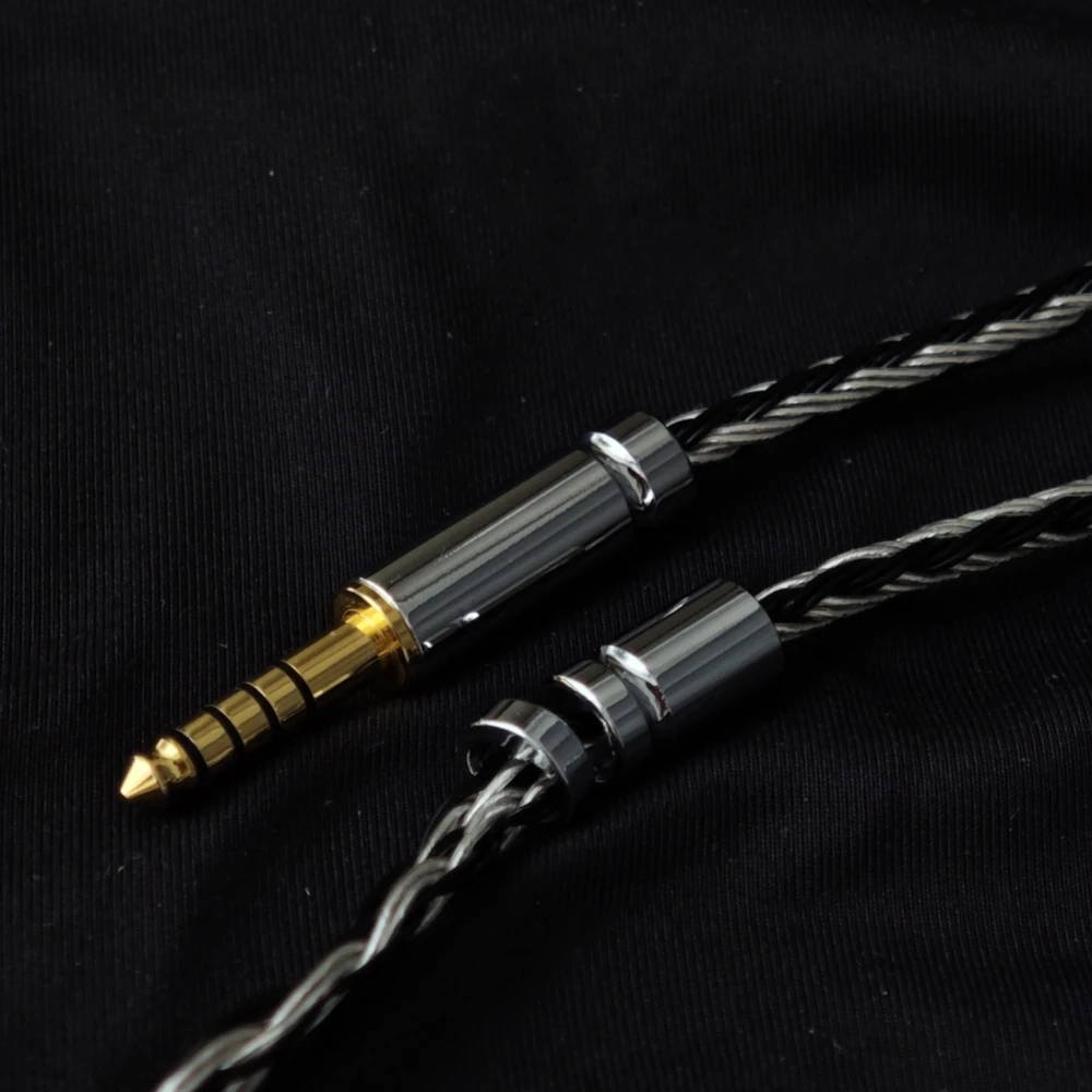 Фото для 16-жильного кабеля для обновления AKG N5005/N40/N30 с микрофоном, сбалансированный, 2,5/4,4 мм и посеребренный OCC 3,5 мм №4