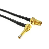 wireless antenna cable rp sma female jack nut switch ms156 right angle connector rg174 cable 20cm 8inch new
