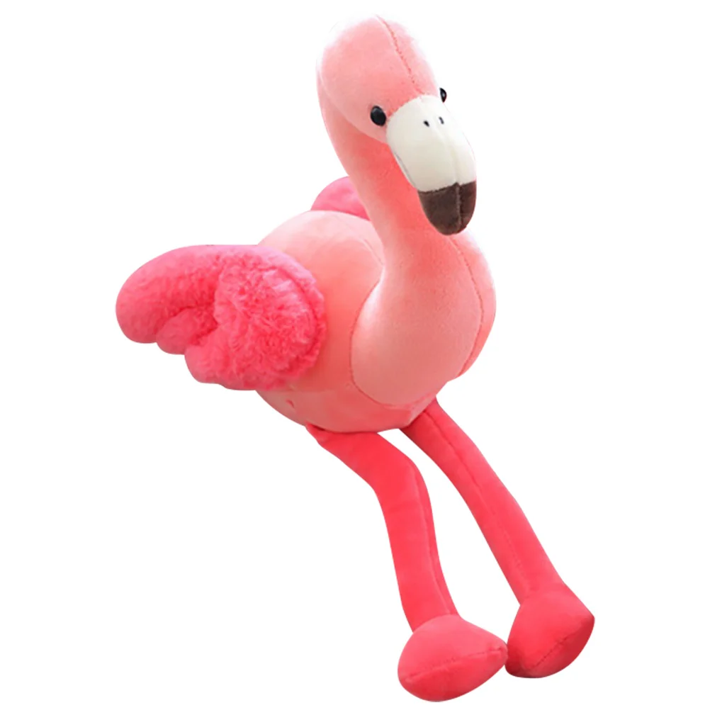 

Плюшевая игрушка в виде фламинго, мягкая игрушка-животное, украшение для дивана, декоративное украшение для детей из мультфильмов