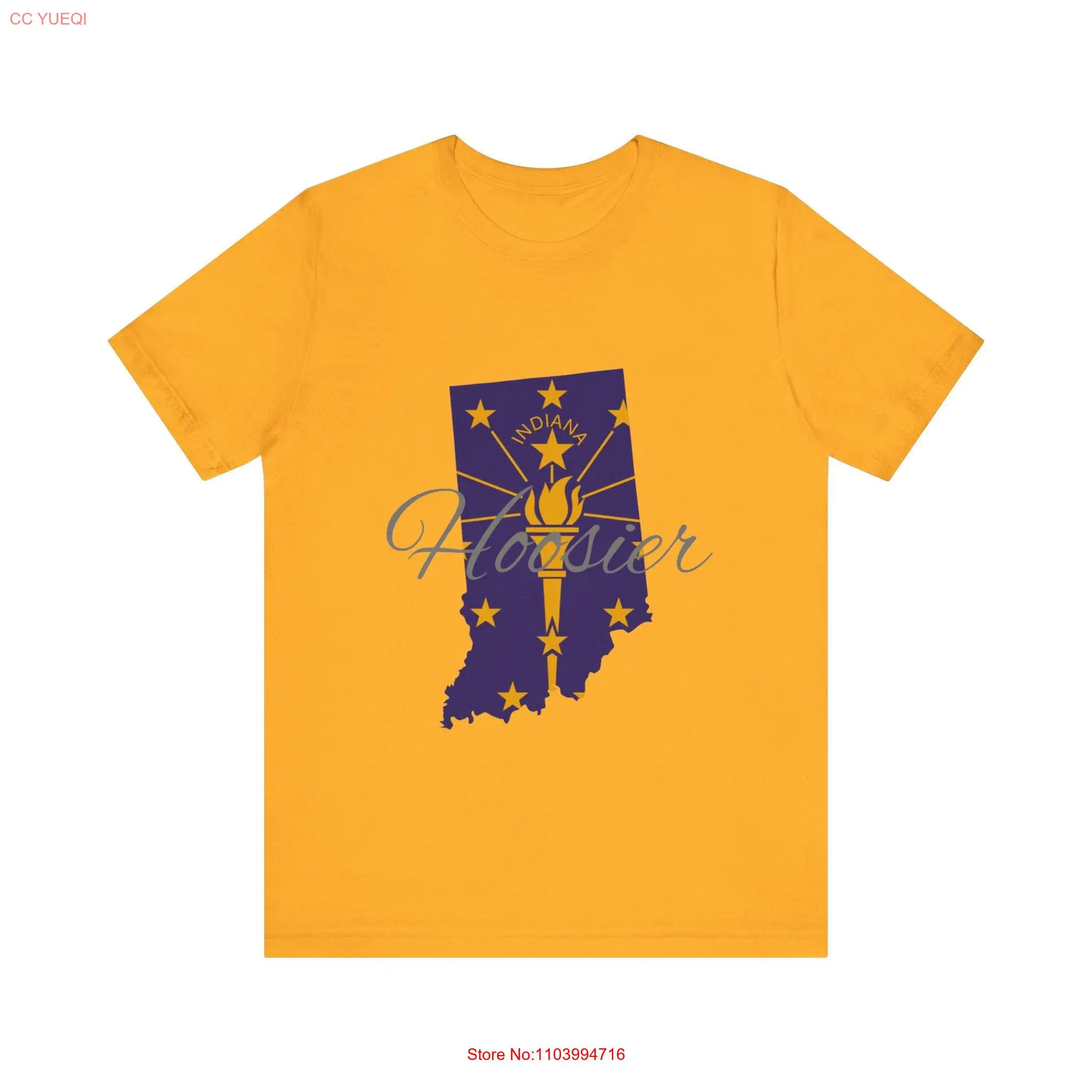 Футболка NoEnName_Null из хлопка с эмблемой Индианы