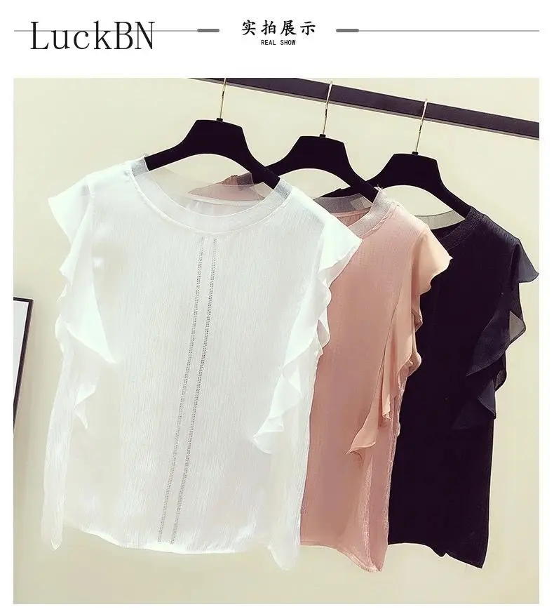 Однотонные облегающие офисные женские элегантные рубашки с бриллиантами и