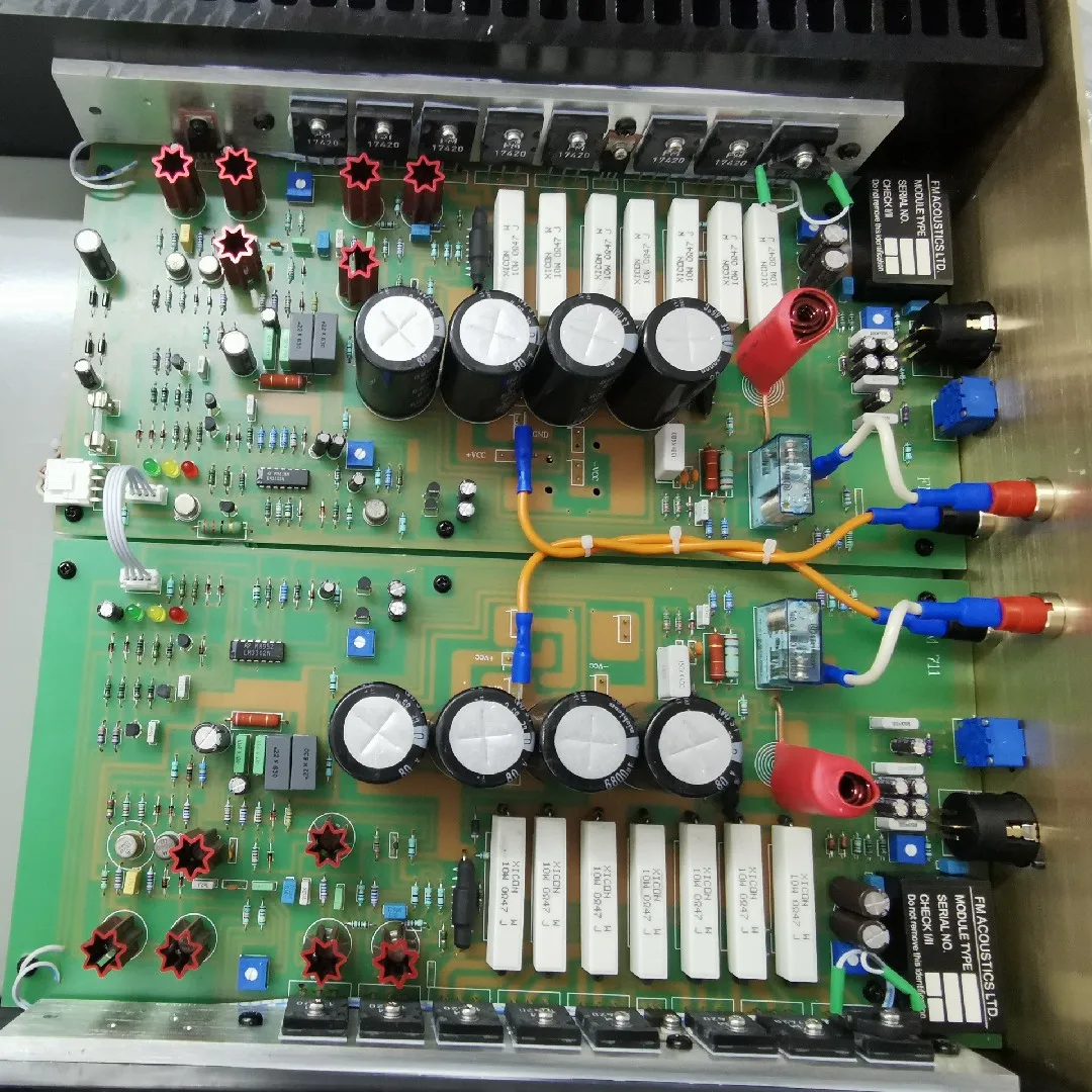 FM ACOUSTICS FM711 MK1 HIFI-END Усилитель со сбалансированной стойкой Hi-Fi аудиоусилитель вход