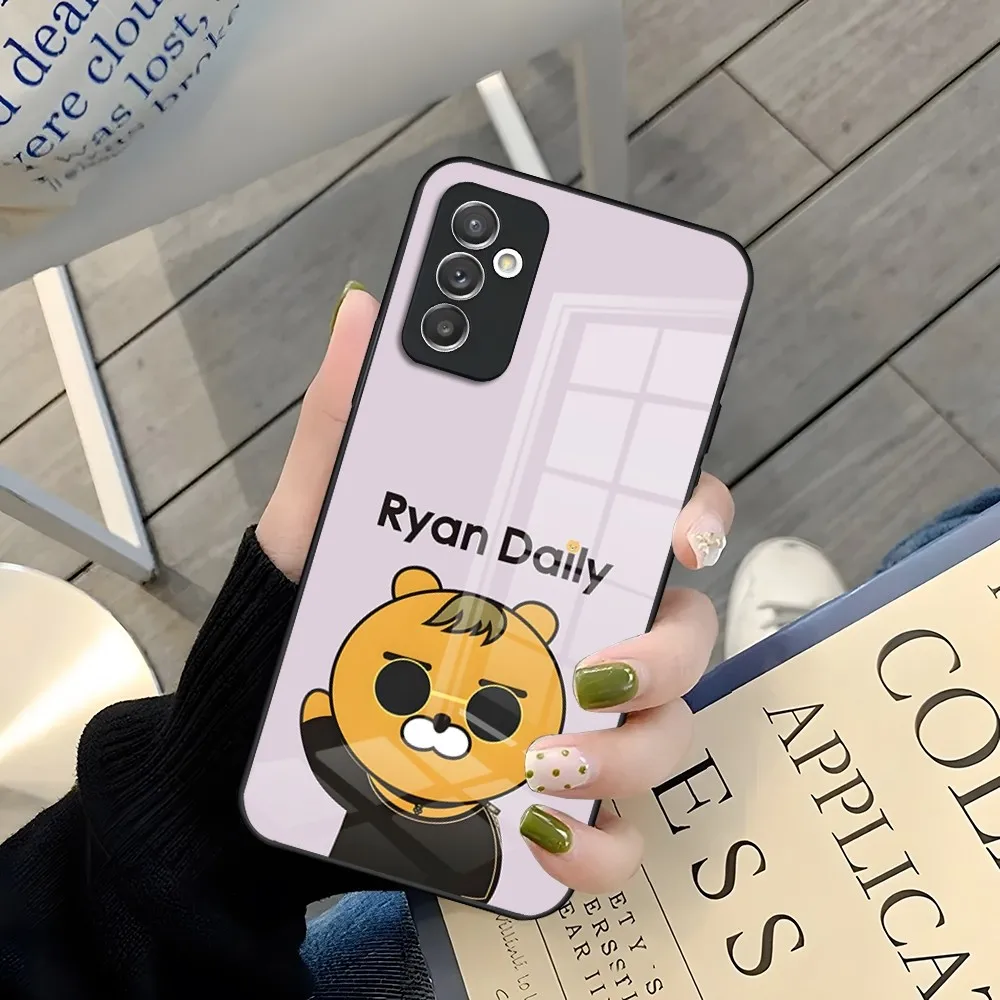 Чехол для телефона с рисунком льва Для Samsung A52 A71 A21 A54 A20 A12 Galaxy A34 A14 Райан A32 M14 S24 S23 S22