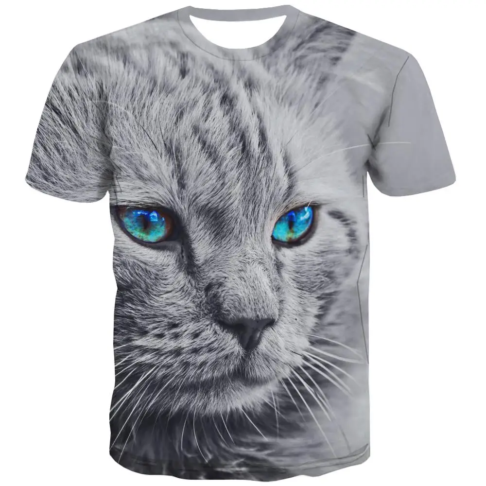 

Футболка мужская летняя с 3D-принтом, с принтом животного
