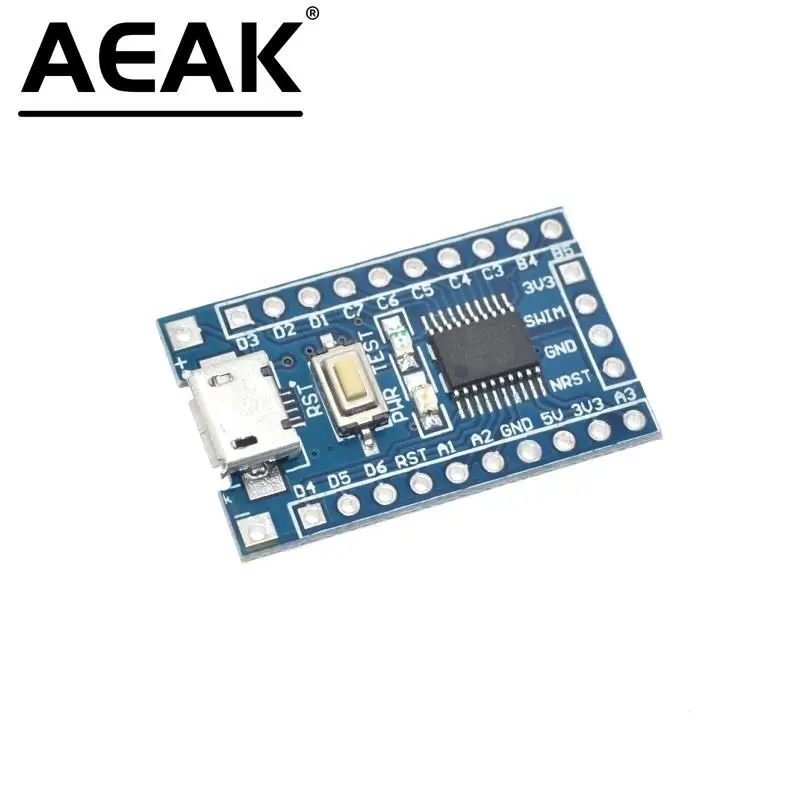 Макетная плата AEAK ARM STM8, минимальная системная плата STM8S103F3P6, модуль для Arduino