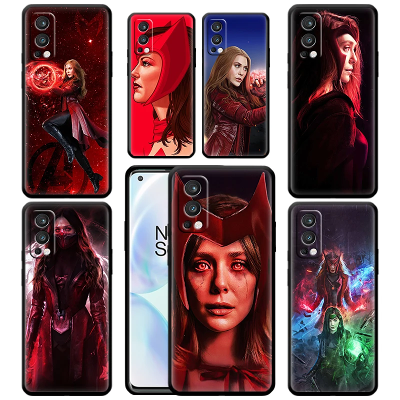 

Scarlet Witch Marvel For OnePlus Nord 2 CE 5G 9 9Pro 8T 7 7ro 6 6T 5T Pro Plus Silicone Soft TPU Black Phone Case Cover Coque