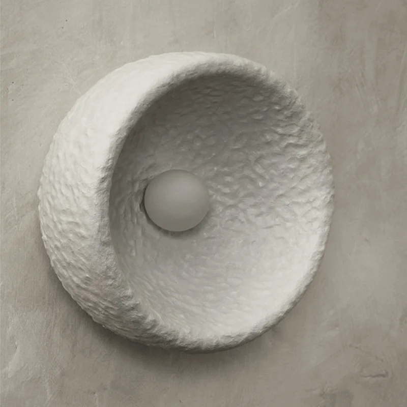 

Japanese Wabi-Sabi Bedroom LED Lights Retro Bedside Lamps Decoration Bar Background Wall Sconces White Modern Living Room Decor