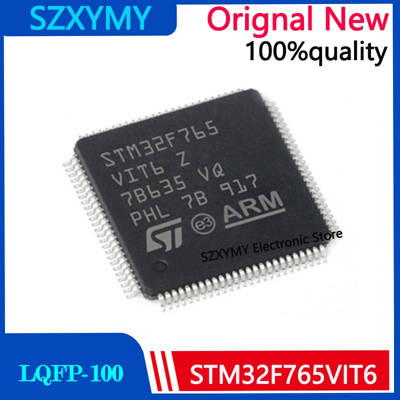 

100% оригинальный аутентичный STM32F765VIT6 Инкапсуляция LQFP100 32b MCU + FPU 2 Мб Flash 216 МГц Dual Mode Quad-SPI