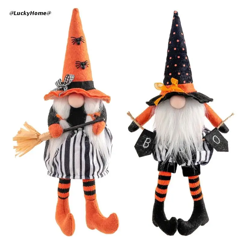 

11UA 2 шт. Хэллоуин гном скандинавский томте шведские гномы плюшевый фермерский Декор