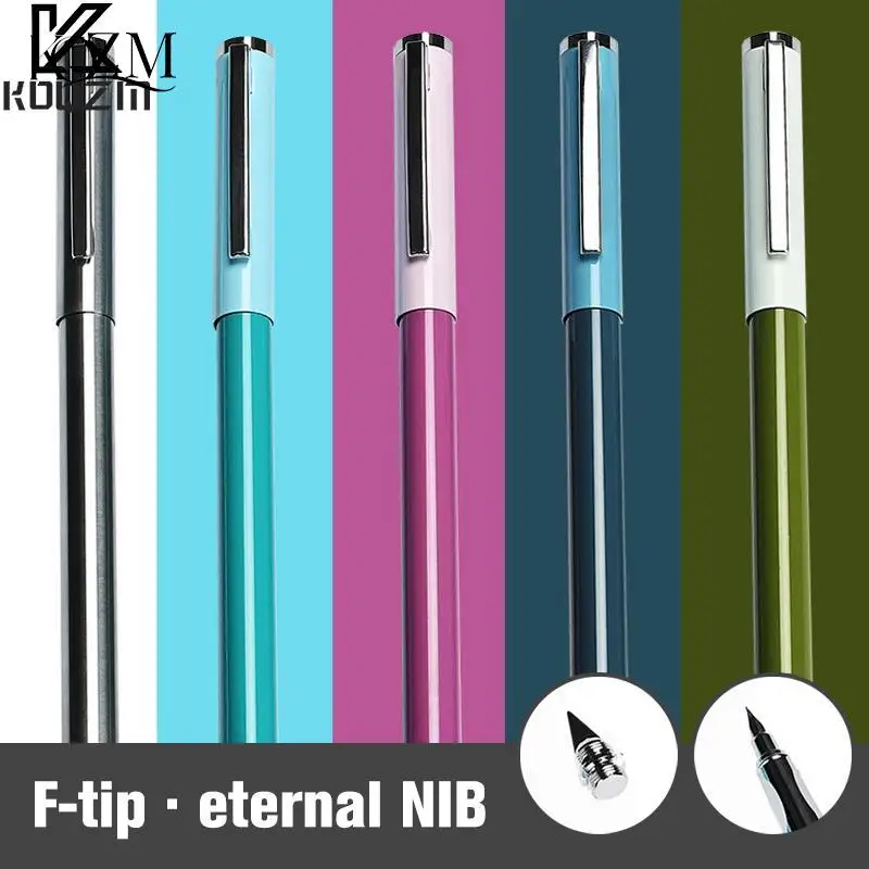 

Ручка-карандаш перьевая двухцелевая, подарок для школы и офиса, металлическая, ученическая Канцелярия для письма