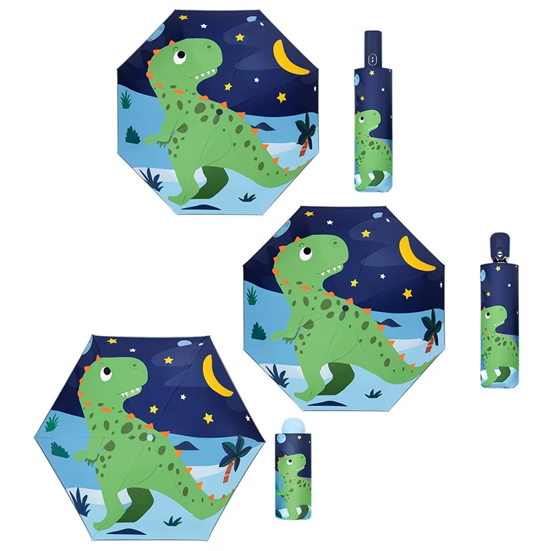 

Детский зонт полностью автоматический складной ветрозащитный Солнцезащитный с защитой от УФ-излучения портативный для детей