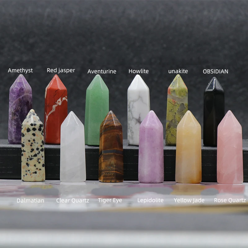 1 Шт. Натуральный Розовый Кварц Целебный Кристалл Аметрин Шестиугольная Призма