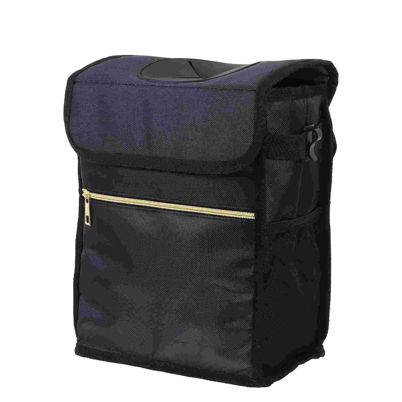 

Wastebasket Trash Garbage Can Multi-functional Storage Case Trash Bin Vehicle Waterproof Car Trashcan
