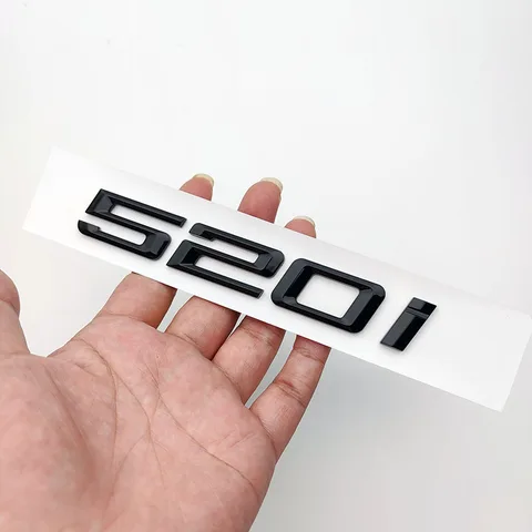 3D Наклейка-эмблема Из Черного ABS-пластика Для BMW 5 Серии 520i 518i 528i 525i 535i 540i 545i 530i - Декоративная Наклейка Н...