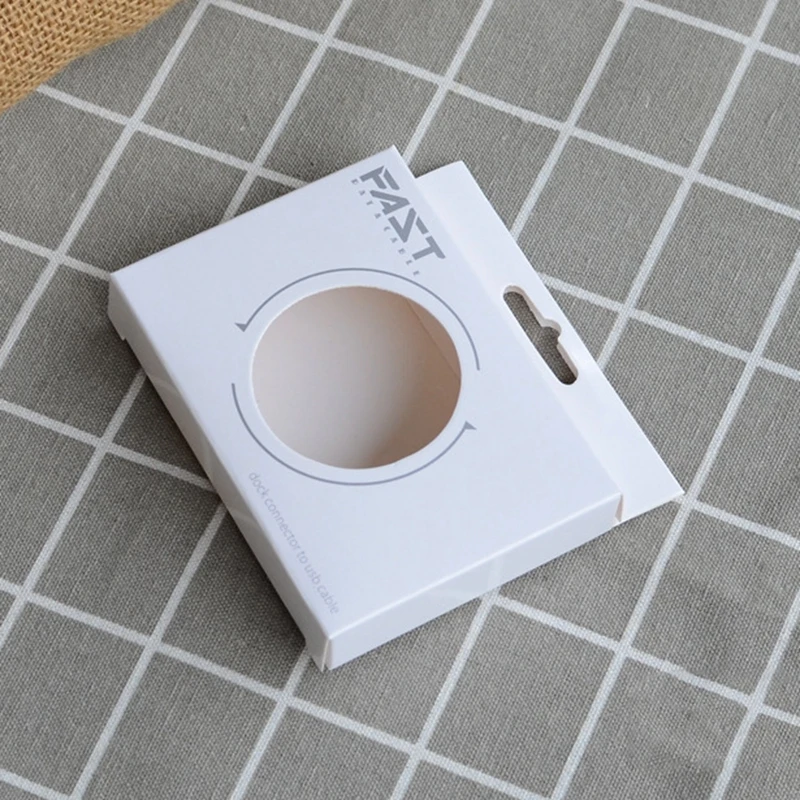 100 шт. упаковочная коробка для кабеля передачи данных зарядки телефона USB Type-C