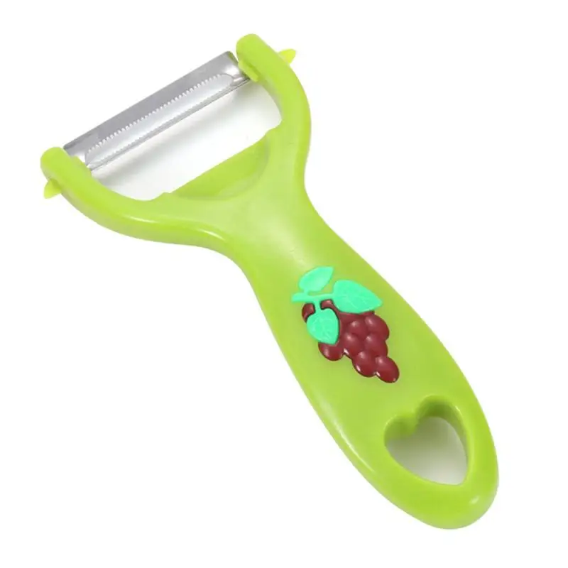 

Овощечистка для фруктов, кухонный Многофункциональный рубанок, бытовая Овощечистка яблок, картофель, необходимая кухонная мультяшная Овощ...