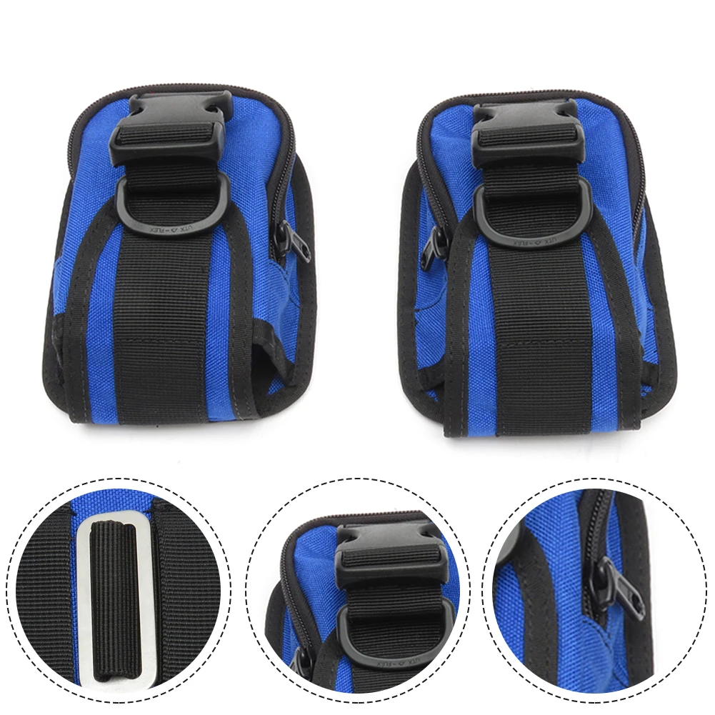 

1 Pair Diving Diver Spare 5LBS Weight Belt Pocket Durable Scuba Gear Bag Holder Replacement Empty Weight Pocket For Scuba Diving