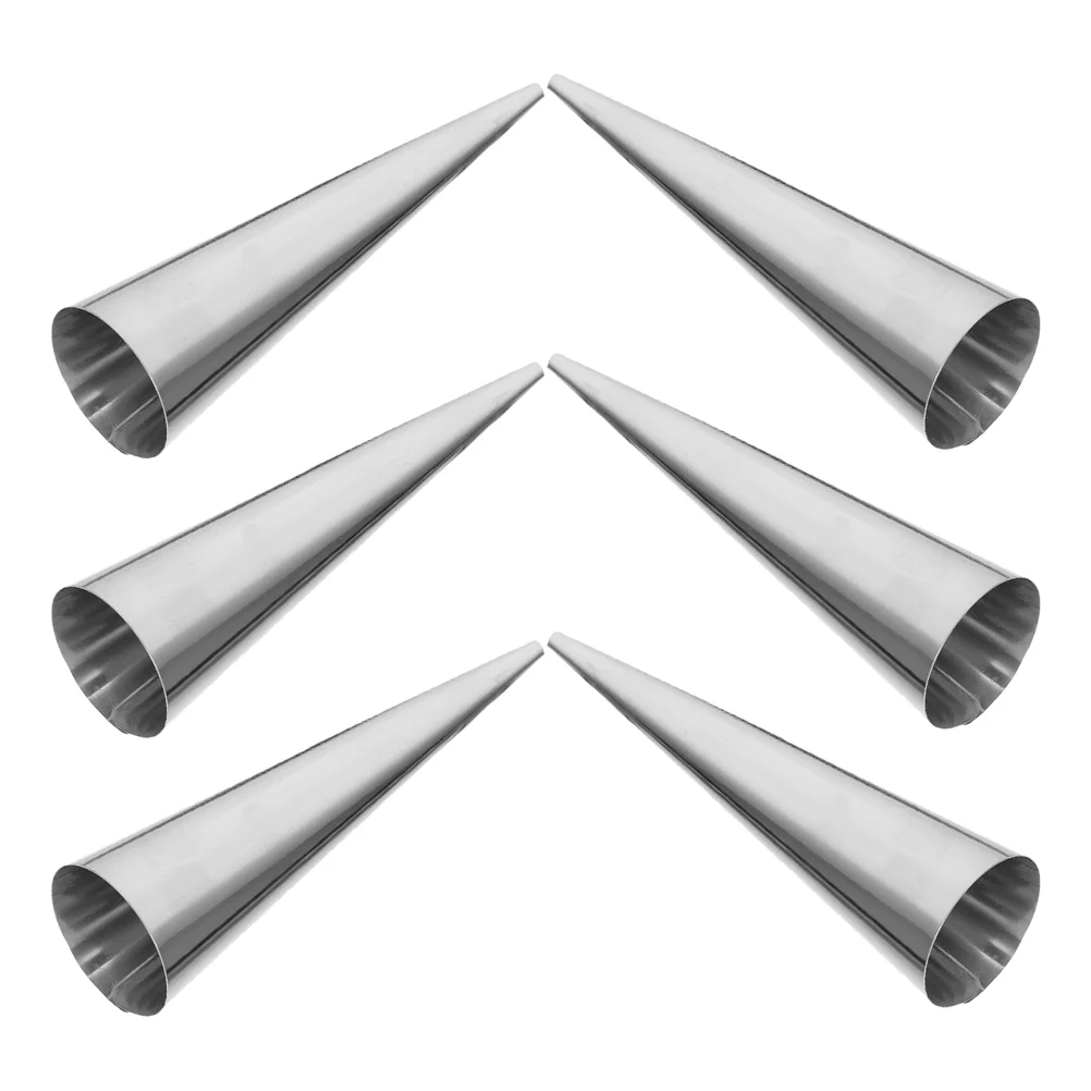 6 шт. металлический набор для выпечки круассанов трубчатые формы из нержавеющей