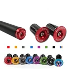 Заглушки для руля горного велосипеда, алюминиевая крышка для руля, Аксессуары для велосипеда, 1 пара