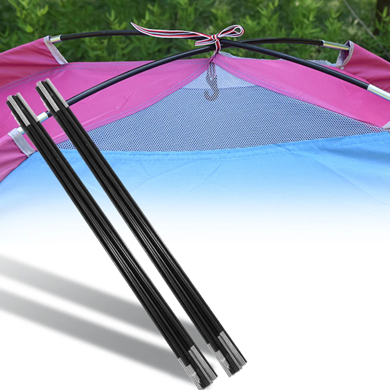 ZK40 3 96 м стекловолоконные стержни для кемпинговой палатки опорные улицы комплект