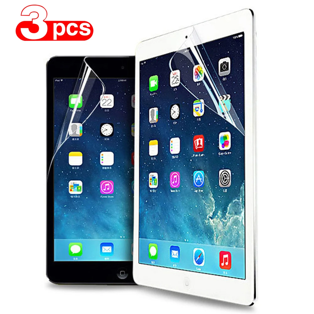 

3Packs Tablet Screen Protectors Soft Film For iPad Mini 6 5 4 3 2 1 Pet Film For ipad Mini6 Mini5 Mini4 Mini3 Mini2 Mini1 Film