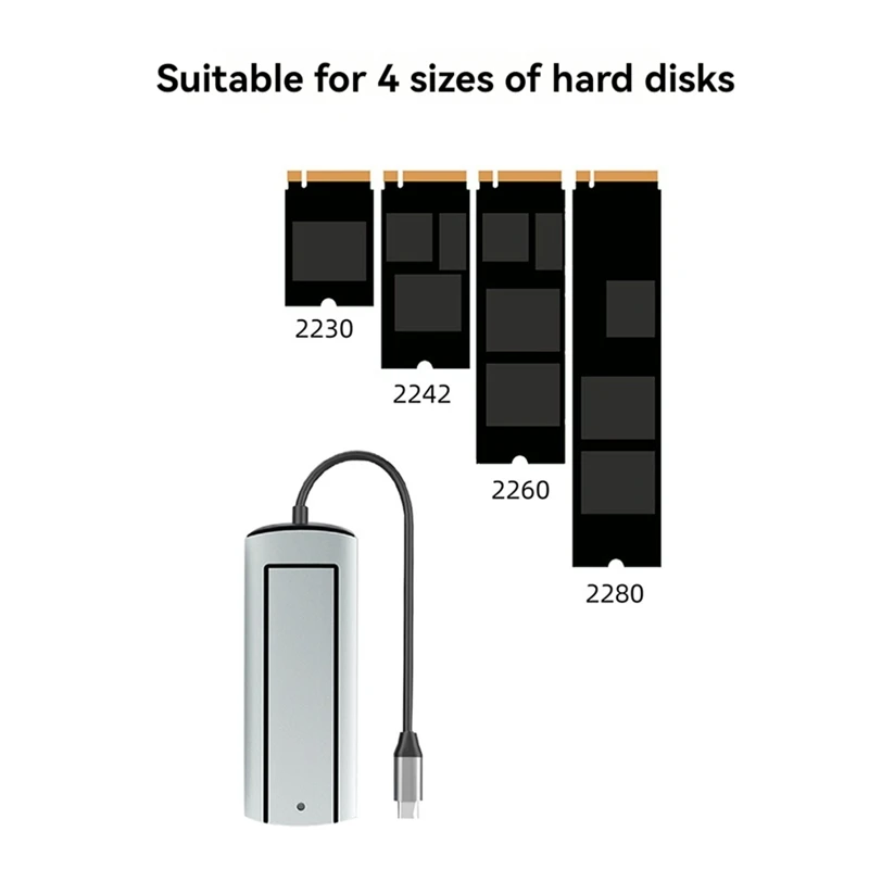 Док-станция 6-в-1 PD & USB3.0X3 совместимая с SSD слотом быстрое зарядное устройство для
