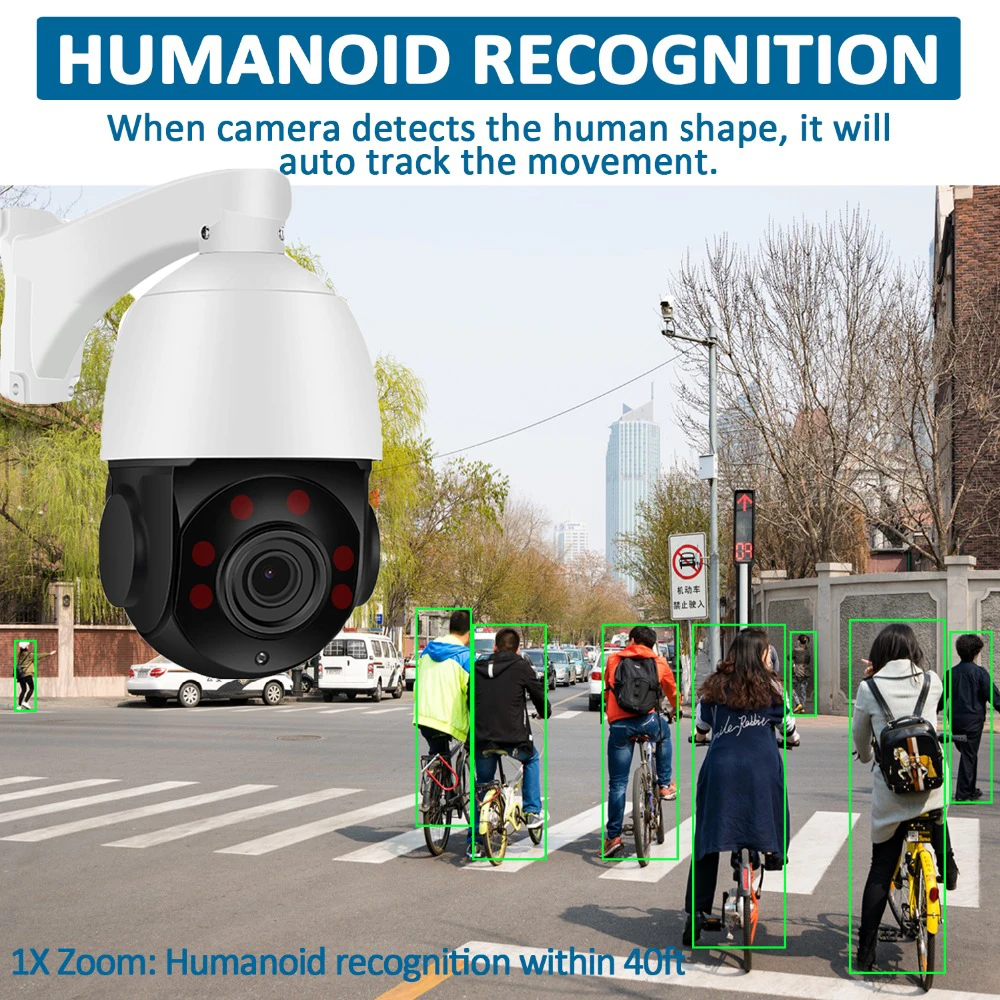 Скоростная купольная камера 8 МП 4K 600X ZOOM POE PTZ Поддержка Hikvision Dahua NVR IVM4200 P2P ONVIF IMX415 SD