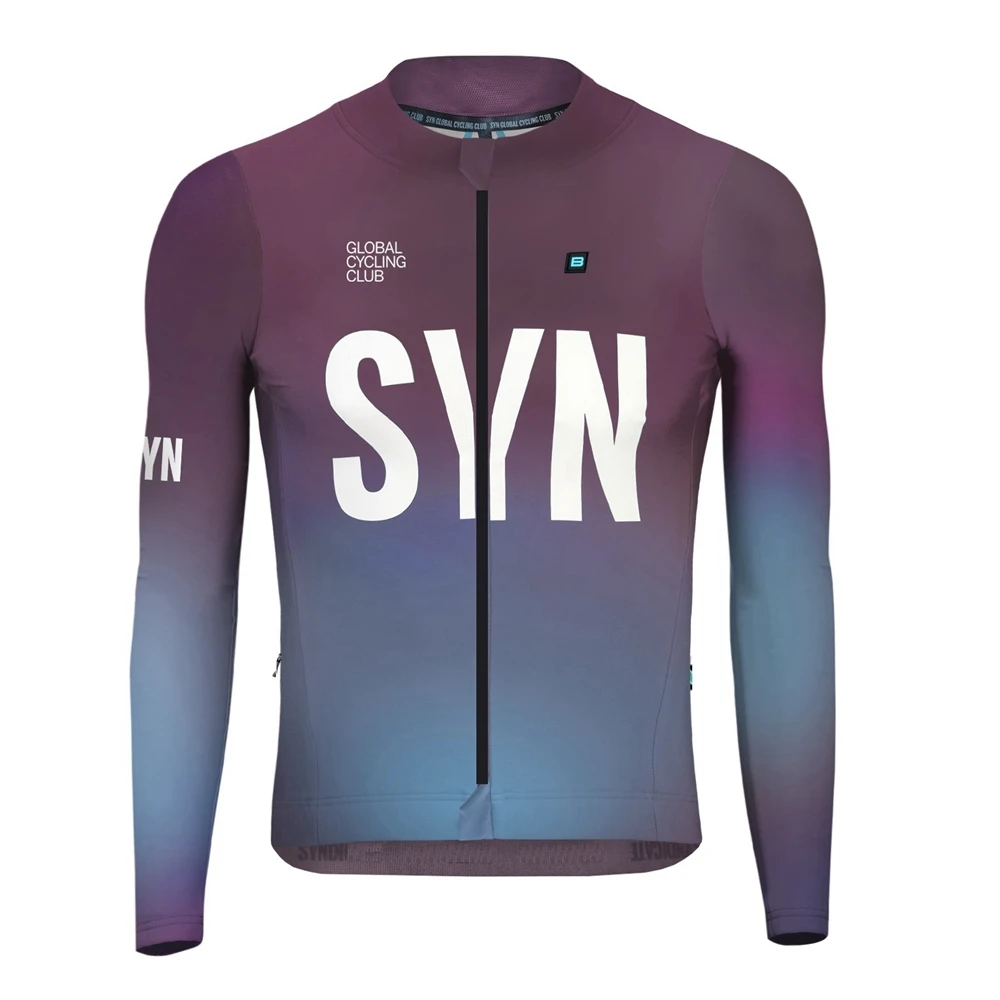 Новый стиль SYN Team велосипедный трикотаж для мужчин 2025 SPring летний с длинными