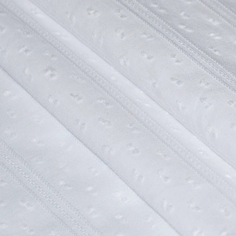 Tela de algodón blanca por yarda/metro, tejido Jacquard de punto a rayas para coser vestidos, camisas, Negro, Rosa, azul, amarillo, púrpura