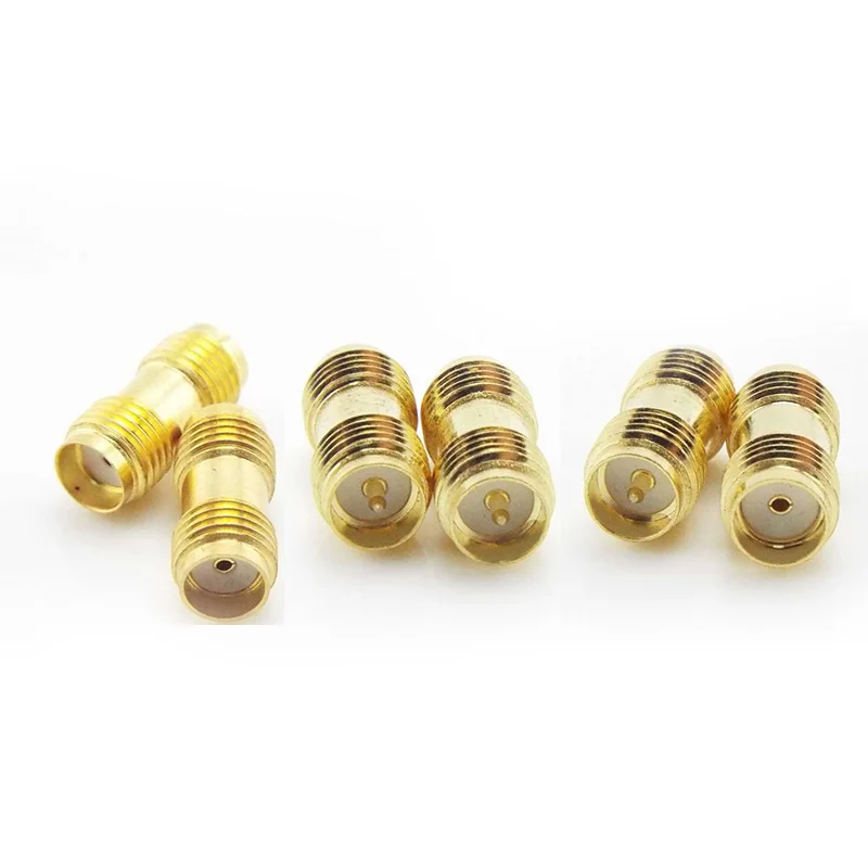 

Прямой Коаксиальный RF адаптер SMA RPSMA Female к RPSMA RP SMA Female Plug Разъемы адаптер Позолоченные Адаптеры Кабели