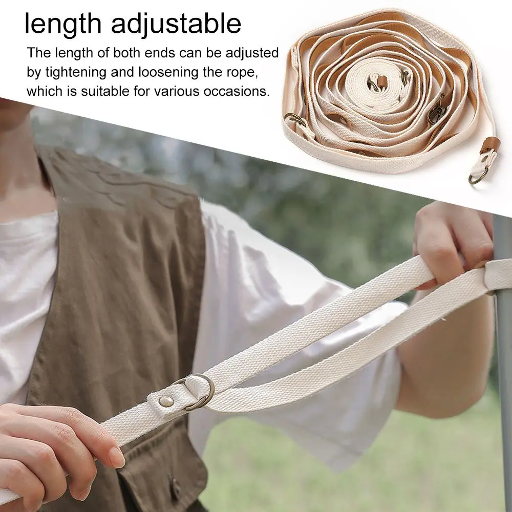 

Multi-function Tent Rope Camping Lanyard Tent Accessories Storage Strap Clothesline Hanging Rope
