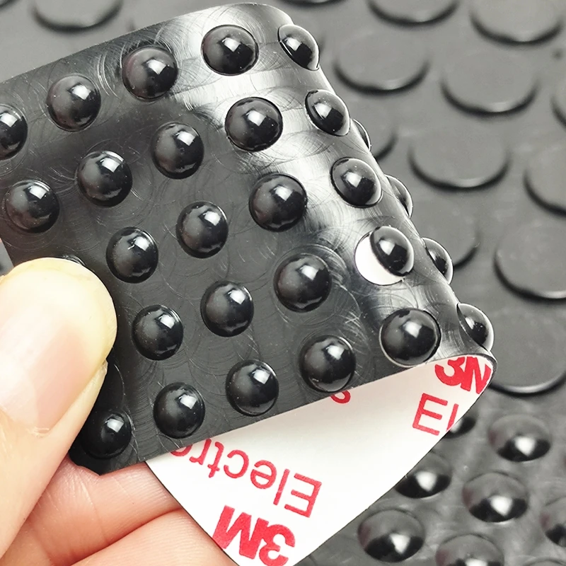 transparent door bumper self adhesive stop damper rubber muffling anti collision colloidal particles kitchen cabinet drawers free global shipping