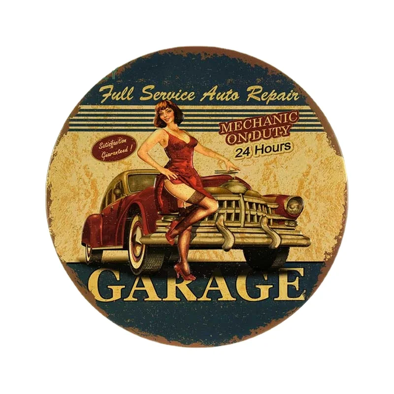 

13/17 см в стиле девушки на удачу винтажный автомобиль горячий стержень ретро мотоцикл автомобиль наклейка M79