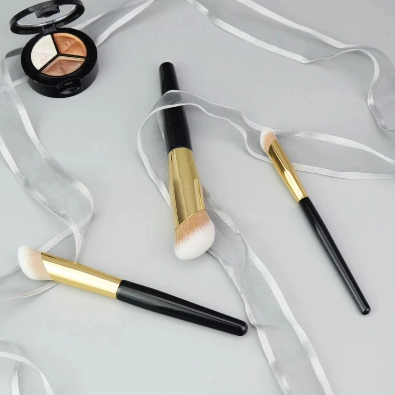 3PCS High Quality Face Foundation Eye Concealer Buffing Makeup Tool Foundation Brush BB Cream Liquid Foundation Concealer Brush