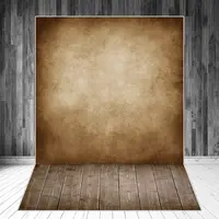 Splicing Gradient Solid Color Wall Wooden Floor Photography Backgrounds Brown Photographic Backdrops Self Portrait Studio Props